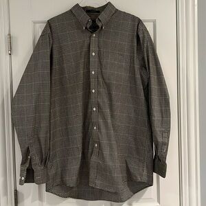 Men’s plaid dress shirt